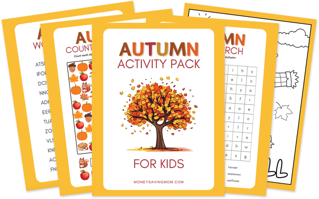 Autumn Activity Pack MoneySavingMom Offers Autumn Activity Pack MoneySavingMom Offers
